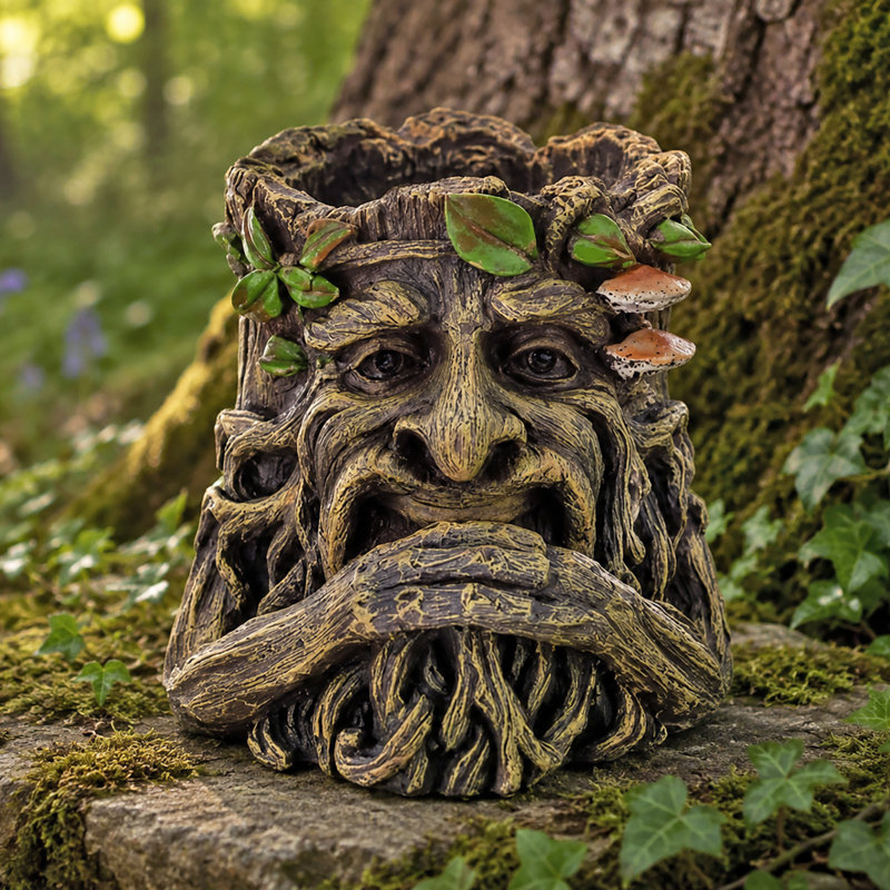 Hico Tree Ent Resin Statue Planter