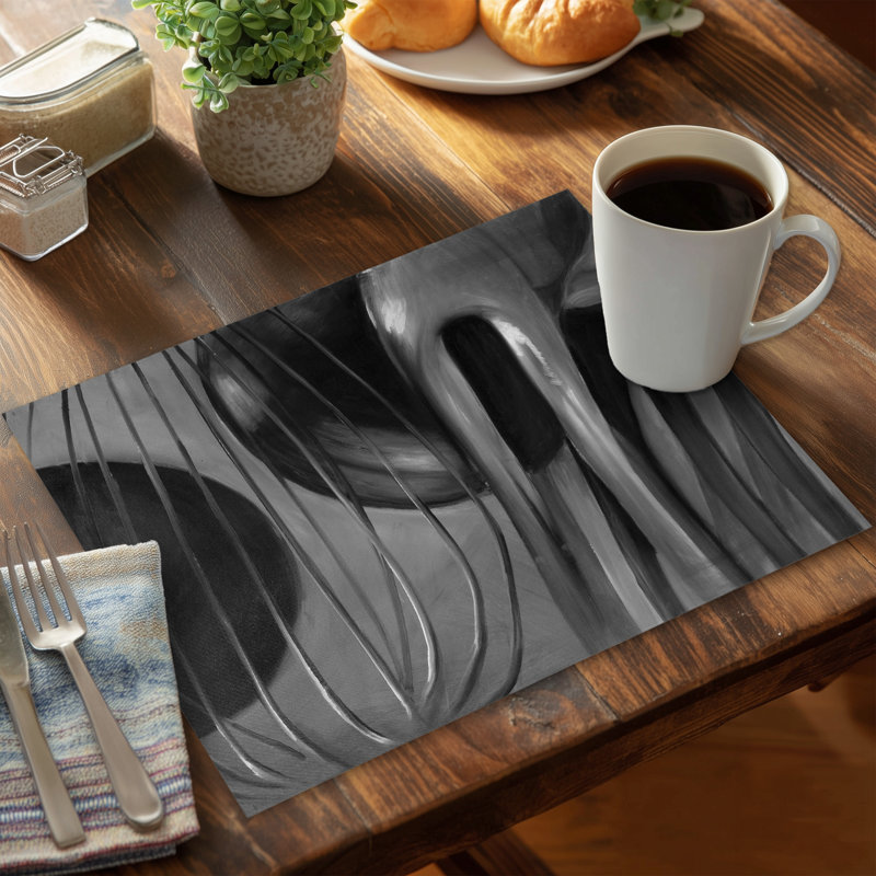 Napperon monochrome en polyester | Accessoires de cuisine