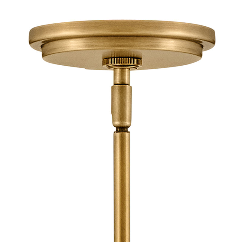 Luminaire suspendu empire 3 lumières Eralia, Laiton héritage