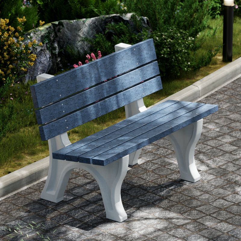 Banc Heritage Park, Bleu patriote / blanc, 4 pi