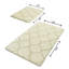 Ensemble de tapis pour salle de bain 2 pièces Abi-1629554290
