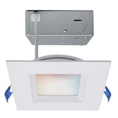 4'' Dimmable Air-Tight IC Rated LED Canless Recessed Lighting Kit