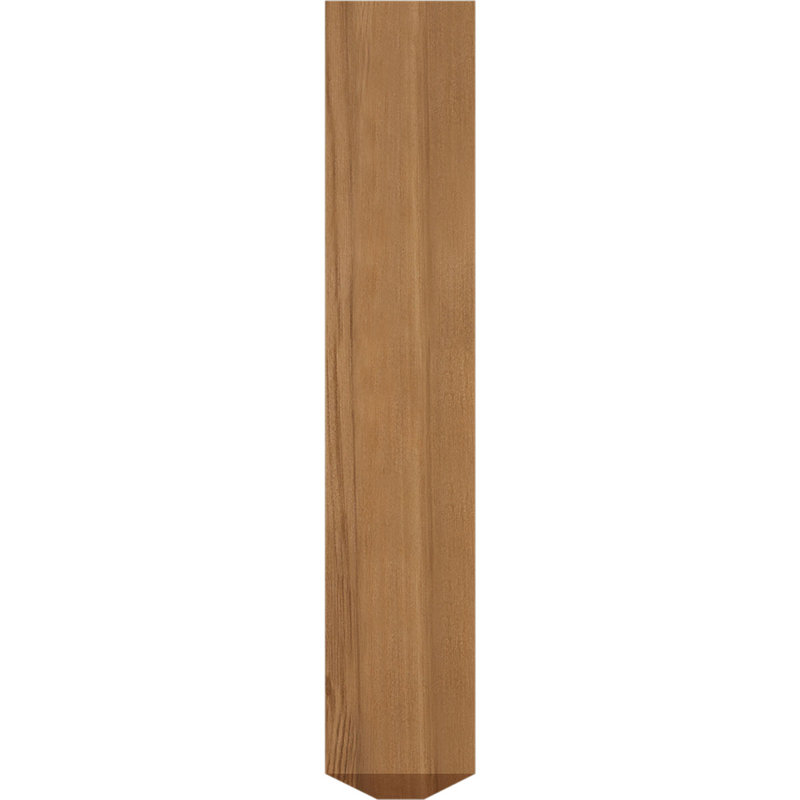 Support de fer simple de 2 po d'épaisseur Tristan, Cèdre rouge de l'Ouest l 3 1/2 po x T 4 po (lisse, H 20 po x P 18 po
