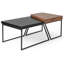 Ensemble de tables basses 2 pièces Hommoo