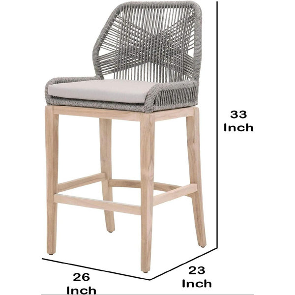 Homlpope Upholstered 28'' Counter Stool | Wayfair