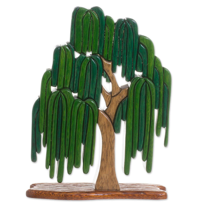 Sculpture en bois de saule Weeping