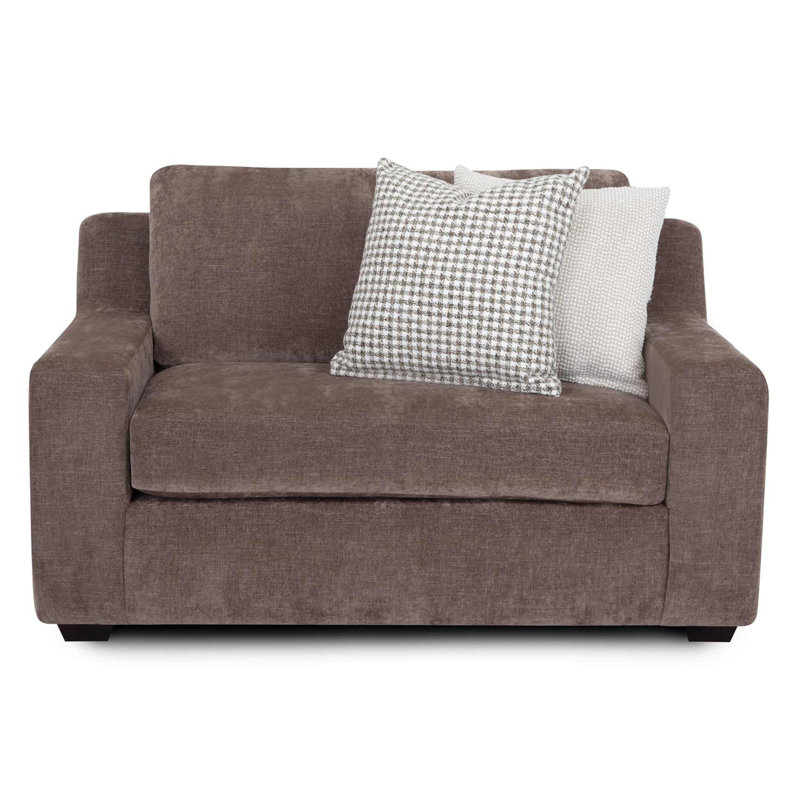 Fauteuil Wilmot Snuggler, Polyester brun