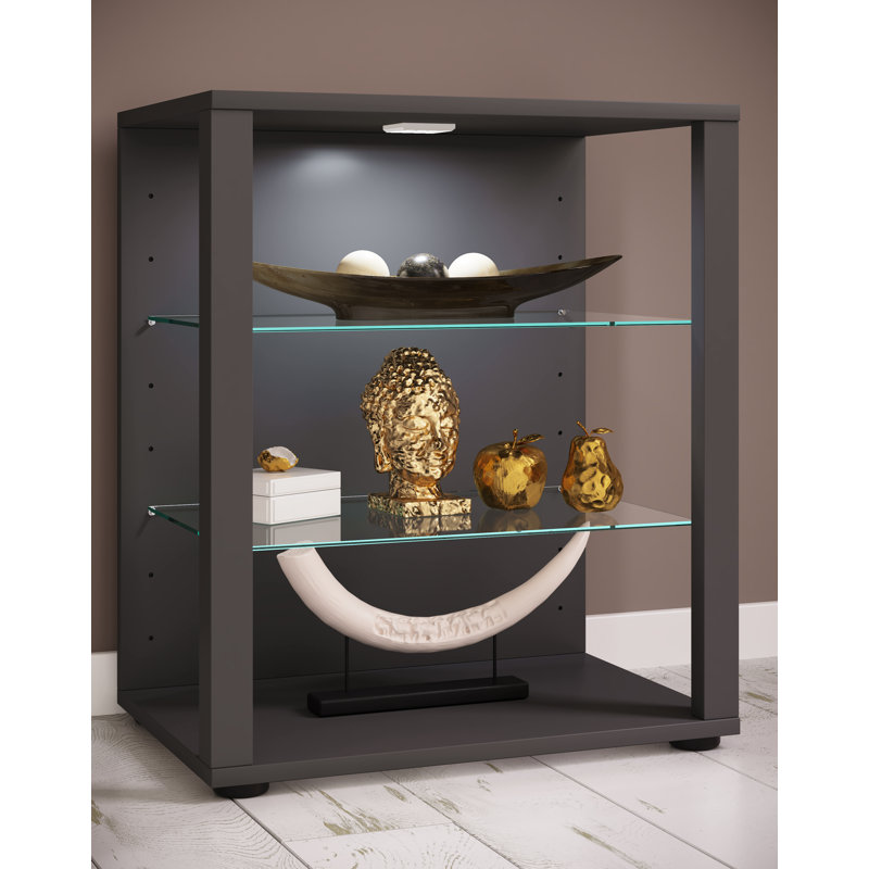 Canyla Display Cabinet, Anthracite