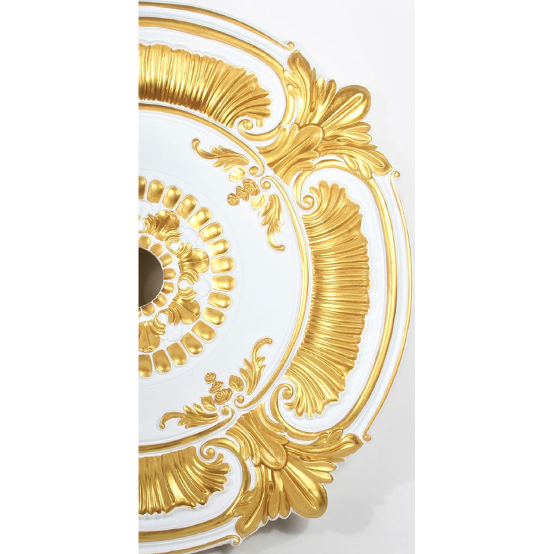 Ceiling Medallion, Satin Gold