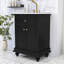 Meuble-lavabo 24 po avec lavabo, tiroir coulissant et tablette réglable 24 po-340673732