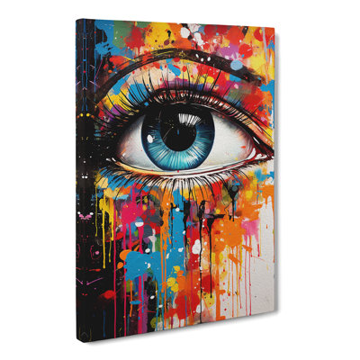 Eye Pop Art - Wrapped Canvas