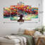 Coral Oak Tree At The Farm I - Trees Wall Decor Set Metal