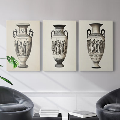 Abstract  Series  CIV  -Premium Gallery Wrapped Canvas Set -Ready to Hang