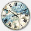 Butterfly Blue Garden II - Horloge murale traditionnelle-36845810
