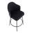 Tenessa Swivel Upholstered Counter Stool with Metal Frame-90178083-90178086