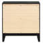 Chambre 2 - Table de chevet noire patinée - Rangement contemporain élégant