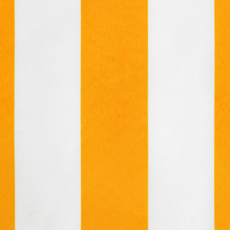Replacement Fabric For Awning Valance, 330cm W x 20cm D, Striped, Yellow/White