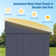 Metal Lean-to Storage Shed Multiple Sizes
