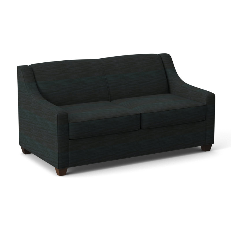 Phillips 68" Recessed Arm Sofa Bed with Reversible Cushions, Cafelle, Ridgecrest Midnight, Innerspring