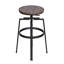 Tabouret de bar pivotant à hauteur réglable Jaquell