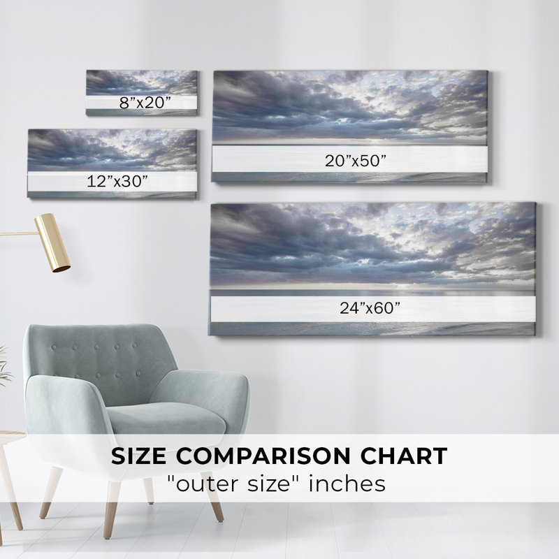 " Naples Light ", 24" H x 60" W x 1.5" D