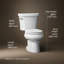 Wellworth® 1.28 GPF Water Efficient Round Two-Piece toilet (Seat Not Included)-101431274-10980013