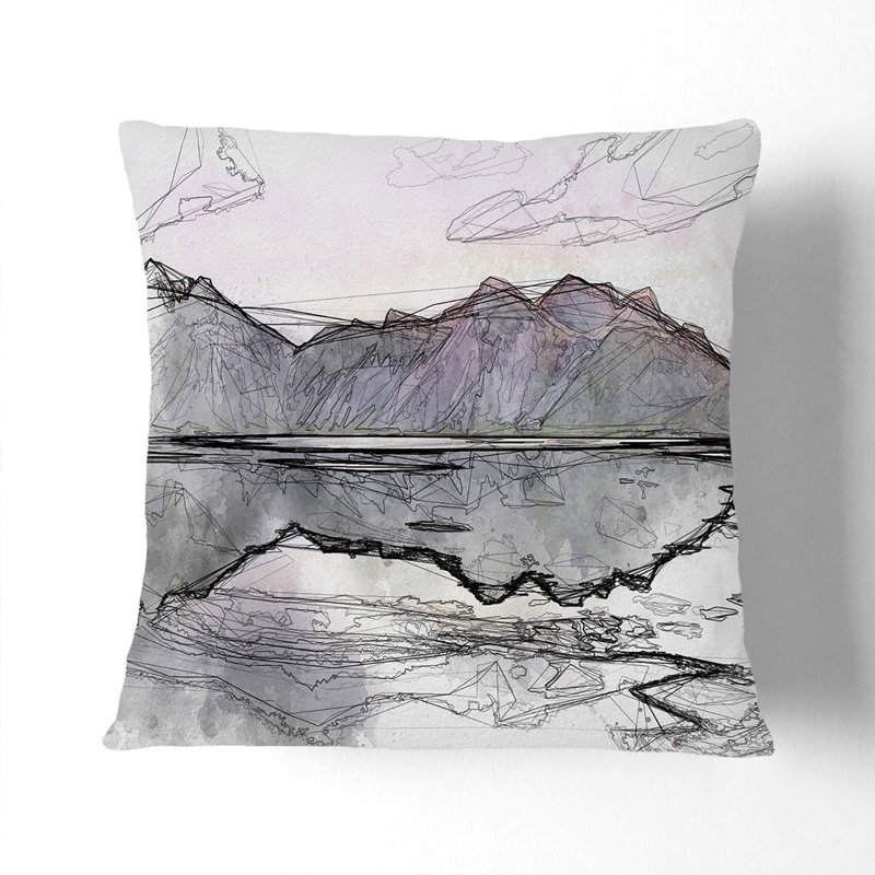 Square Cushion, 55cm H x 55cm W x 20cm D, White