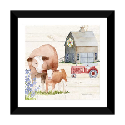 « life on the farm », reproduction sur toile
