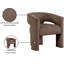 Chaise de salle à manger en velours côtelé Rupe-1529830146