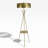 Zephyr Gold Contemporary Geometric Floor Lamp