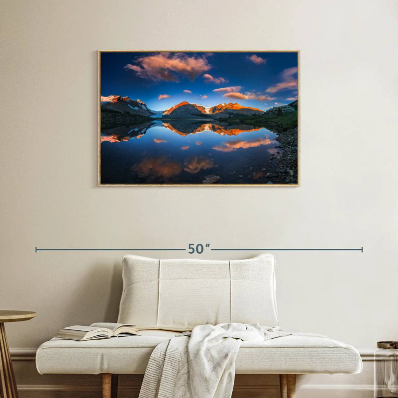 Parc national Jasper, Cadre flottant en bois naturel, 37 po x 25 po