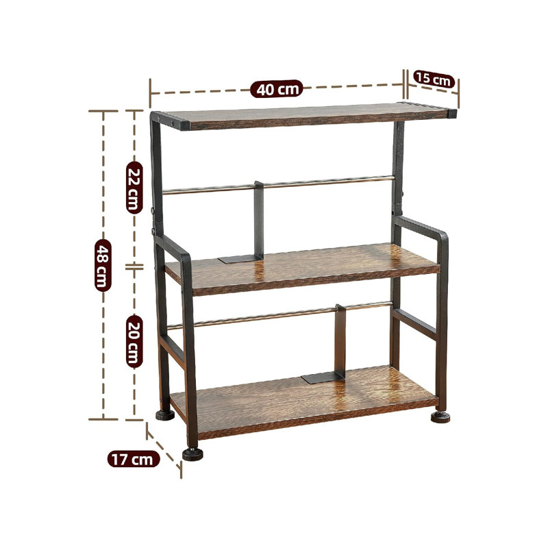 48cm H Media Shelves