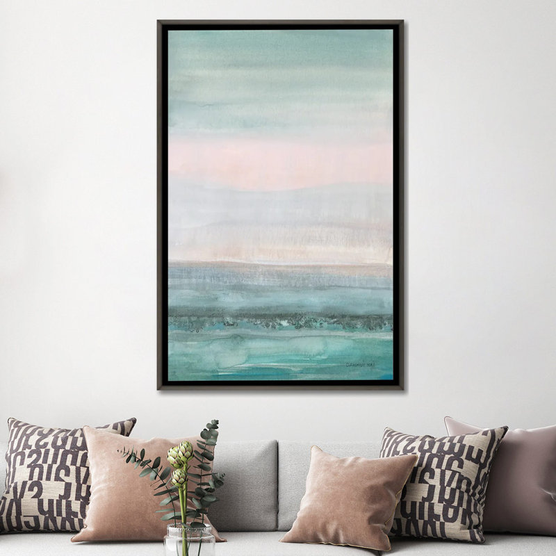 Pastel marin par Danhui nai, reproduction d’art, Pas de tapis, H 60 po x l 40po x P 1,5 po