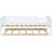 White Twin Daybed With Trundle And Secure Fence Guardrails - Construction Guardrails, Safe Sleeping-2047450519