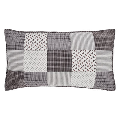 Taie décorative 100% coton avec attaches Florette