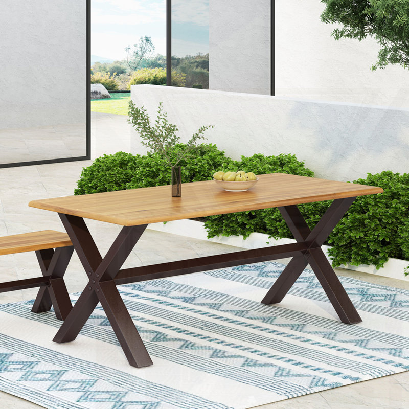Outdoor Wood Dining Table