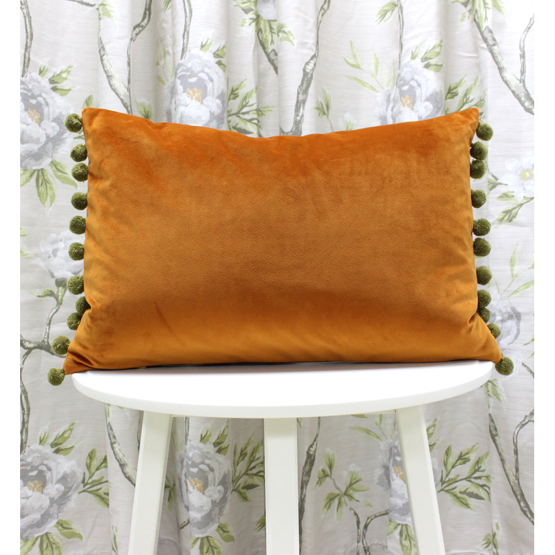 Fiesta Rectangular Scatter Cushion, Rust/Khaki