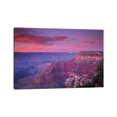 View Of The South Rim Form Pima Point, Grand Canyon National Park, Arizona by Tim Fitzharris - Wrapped Canvas Print