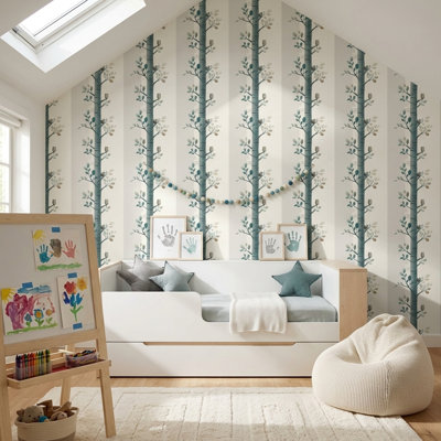 Rouleau double mural Woodland