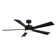 Wynd 5 - Blade Outdoor /Indoor Smart Ceiling Fan with Remote Control and LED Light Kit Included, Works With Alexa and iOS or Android App