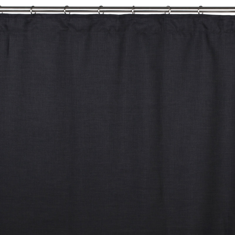 Lina Single Curtain Single Panel, 145 W x 280 D cm, Anthracite