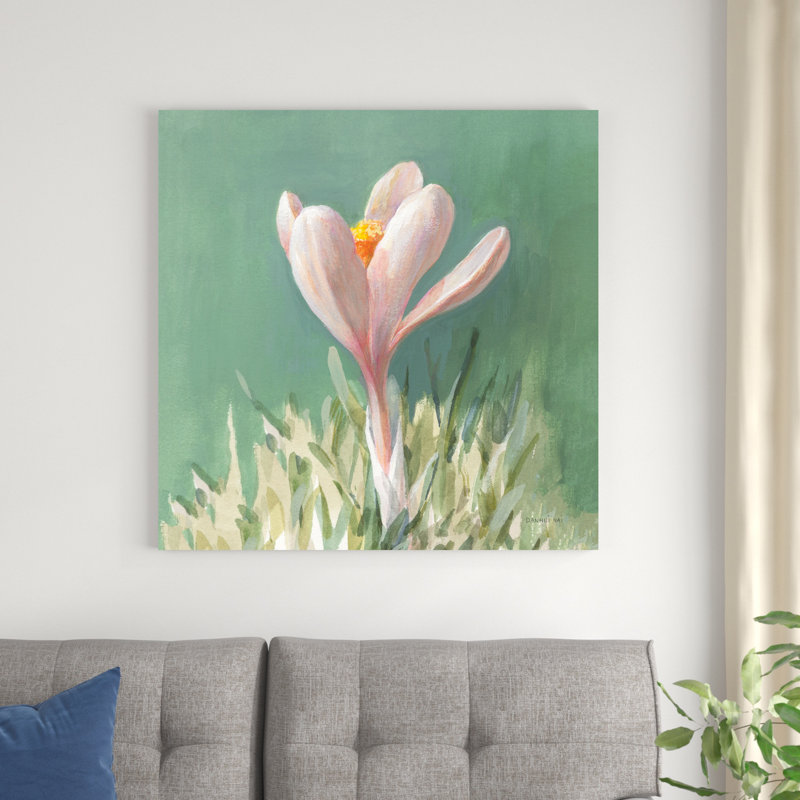 " Soft Crocus ", 36" H x 36" W x 1.25" D
