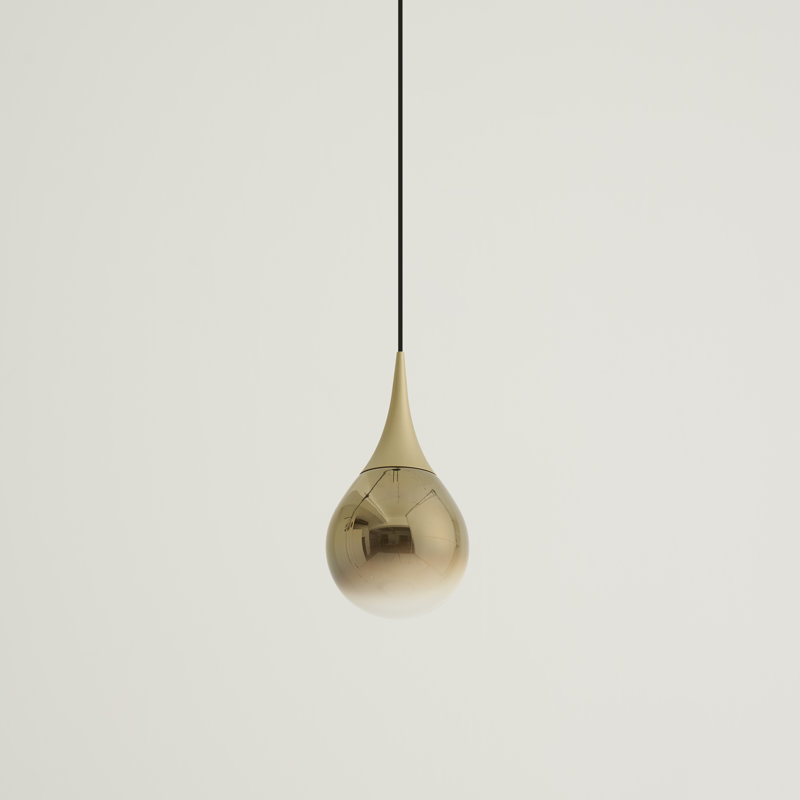 Luminaire suspendu Paopao P1, Or champagne
