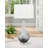Gelo 31" Smoke and Frosted Glass Table Lamp
