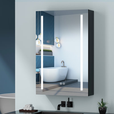 Armoire pour pharmacie avec miroir à fixation en surface l 20 po x H 30 po Wira