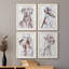 «Sitting Dog I», toile encadrée de qualité supérieure - prête à être accrochée-450775282-450775272