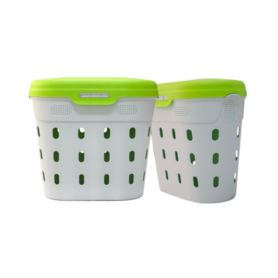 16 Polypropylene Plastic Outdoor Worm Bin with Latching Lid