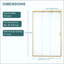 Porte de douche coulissante triple avec verre transparent, cadre en acier inoxydable-126559253