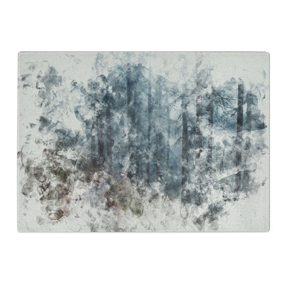 Forest Pathway Watercolour Chopping Board