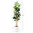 Artificial Fiddle Leaf Tree in Decorative White Planter-188350094